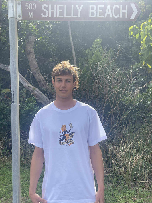 Breakers white rider tshirt